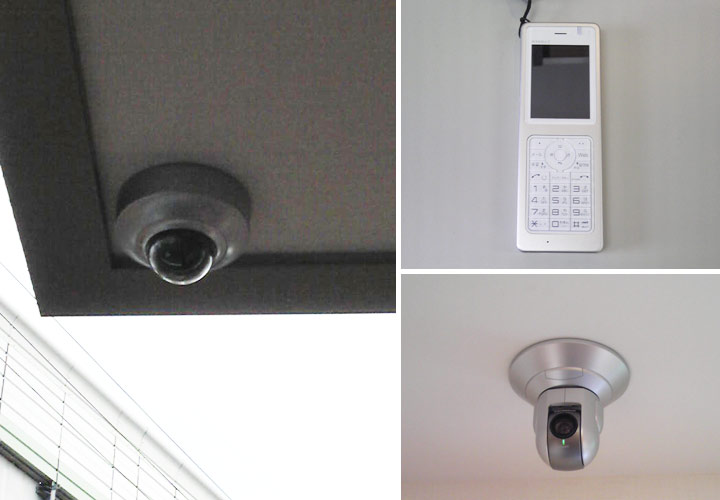 ネットワークカメラで施設のセキュリティを強化したナースコールシステム画像
