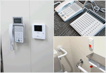 居室以外の部屋にも電話導入で業務の流れを円滑にしたナースコールシステム画像