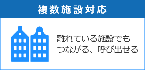 複数施設電話・呼出一体化