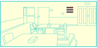 共同スペース（食堂やレクリエーションルーム）のイメージ
