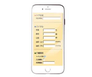 ナースコール介護記録ソフト連携システム